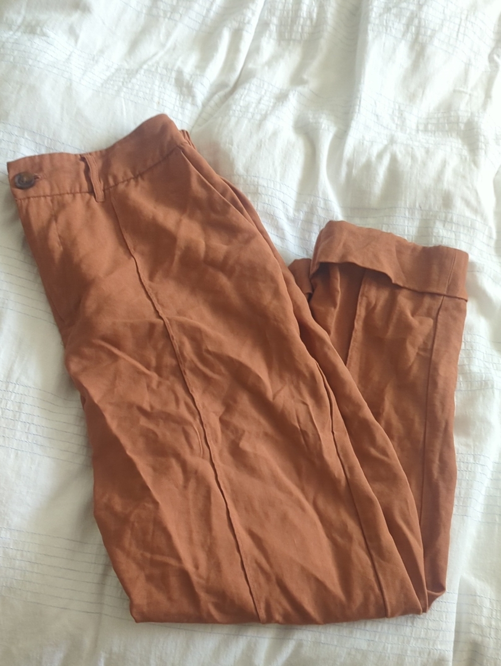 Rust Brown Trousers Size 10